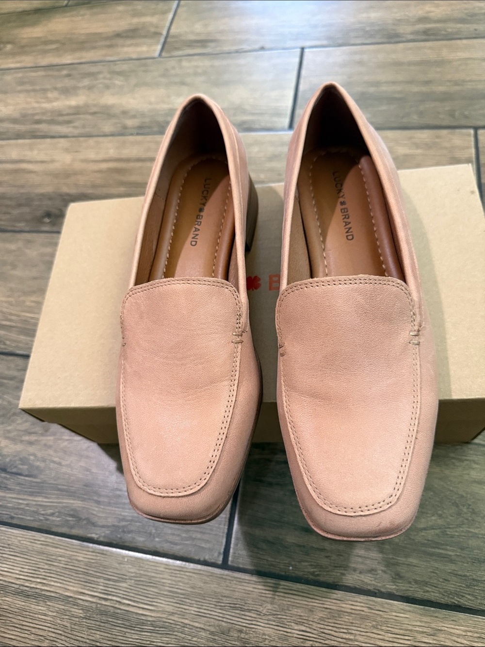 Lucky Brand Women’s Pink Suede Loafers